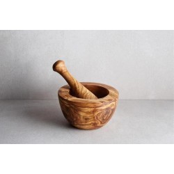 Olivewood Mortar & Pestle(橄榄木研钵和杵)